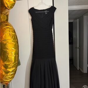 Xscape Black Maxi Dress